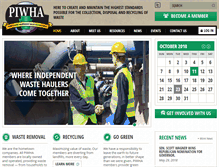 Tablet Screenshot of piwha.com